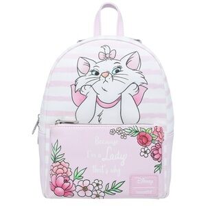 NEW Loungefly Disney The Aristocats Marie Because I'm A Lady Mini Backpack